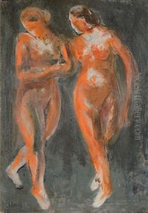 Deux Baigneuses Deux Baigneuses