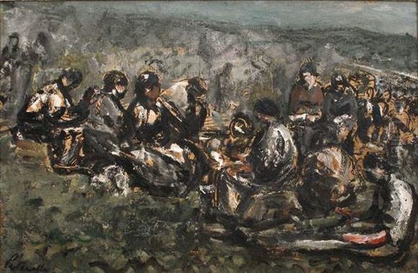 Halte Dans Un Paysage (+ Animaux Dans Un Paysage, Study; Verso) - view 1