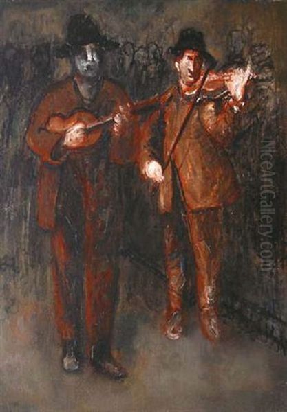 Deux Violonistes - view 1