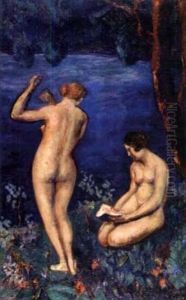 La Lecture by Adolphe Peterelle