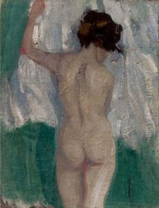 Nudo Femminile - 1902 by Grigory Mikhailovich Bobrovsky