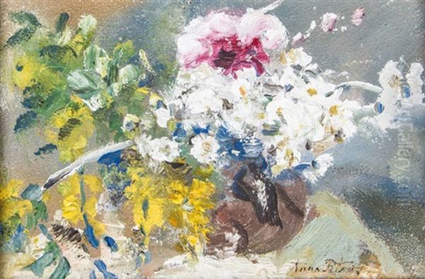 Stillleben Mit Blumenstraus In Vase - view 1