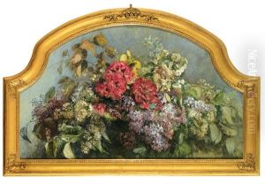 Prachtvolles Blumenstilleben Mit Fruhlingsblumen by Anna Peters