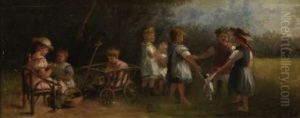 Spielende Kinder by Anna Peters