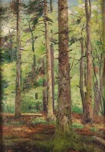 Wald Im Fruhling by Anna Peters