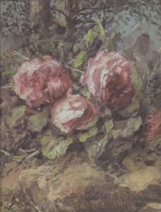 Aufgebluhte Rosen by Anna Peters