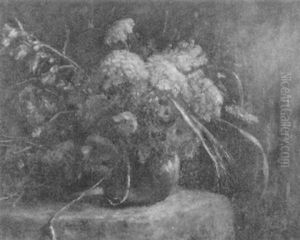 Blumenstilleben Mit Mohn by Anna Peters