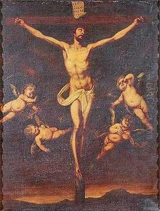 Cristo Crucificado by Pedro Anastasio Bocanegra