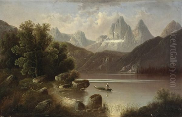 Summer On An Alpine Lake - view 1