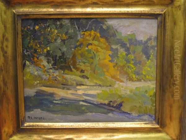 Trees At Water's Edge, Autumn - view 1