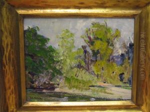 Trees In Landscape by Bernard E. Peters