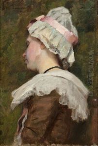 French Woman In Bonnet