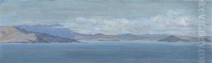 View Of Sausalito And Tiburon With Marin County Beyond by Constance Peters
