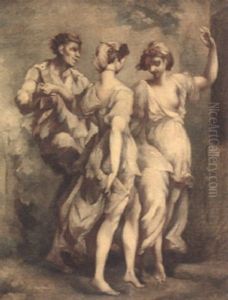 Tanzende by Jean Antoine de Peters