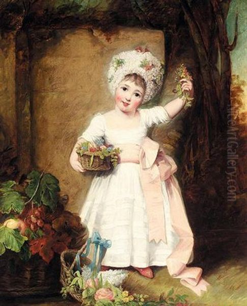 Portrait Of Lady Elizabeth Isabella Manners, When A Child - view 1