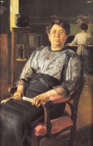 Figura Femminile In Un Interno