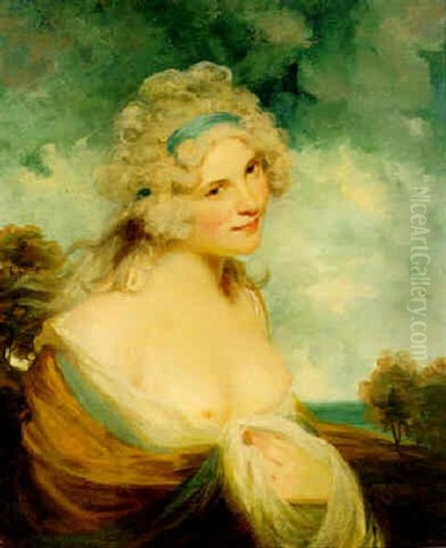 Portrait Of A Lady As A Bacchante by Rev. Matthew William Peters