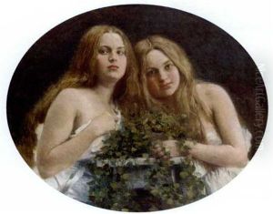 Young Maidens In The Garden Young Maidens In The Garden