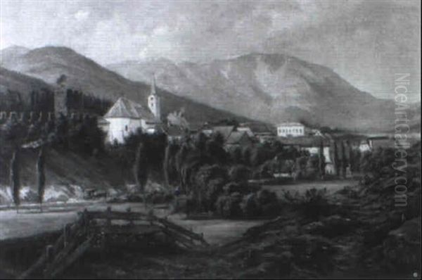 Blick Auf Puchberg Mit Dem Schneeberg - view 1