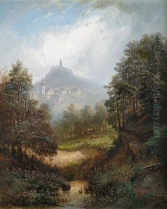 Der Lowenstein Bei Heilbronn by Pieter Francis Peters