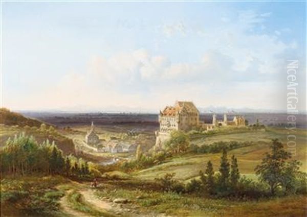 View Of Schlos Haunsheim In The District Of Dillingen On The Danube - view 1