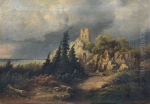 Gewitterlandschaft Mit Blick Zur Insel Reichenau (?)
