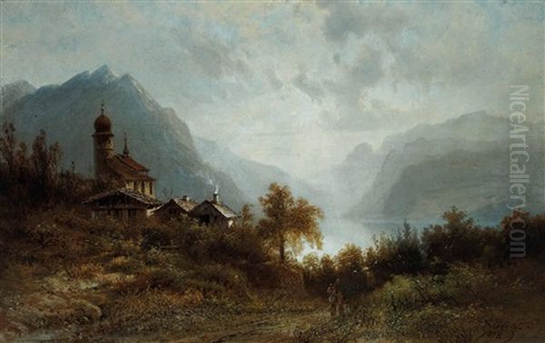 Gebirgslandschaft (kanton Graubunden?) - view 1