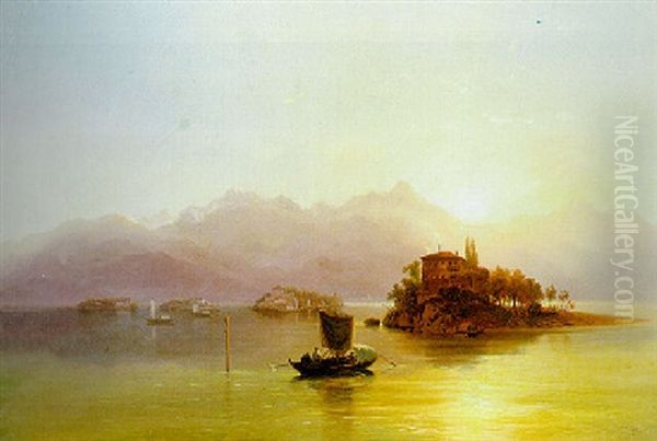 Blick Auf Einen Schweizer See (lago Maggiore?) - view 1