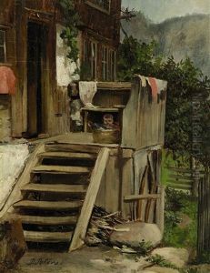 Stiege Zum Bauernhaus by Pietronella Peters