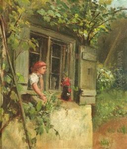 Am Fenster by Pietronella Peters
