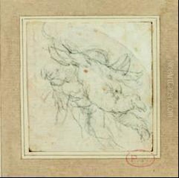 Deux Etudes De Putti - view 1