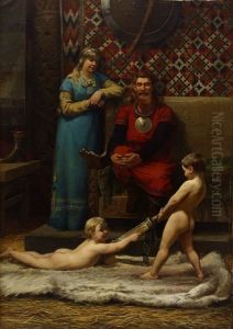 Joie Du Foyer by Wilhelm Otto Peters