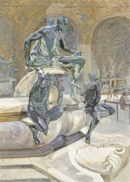 The Fountain Of Neptune, Piazza Signoria, Florence - view 1