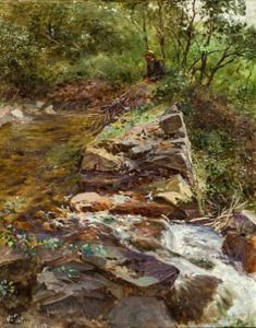 Elvefiske by Wilhelm Otto Peters