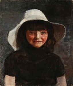Portrait Of Dagny Broberg by Anna Sophie Petersen