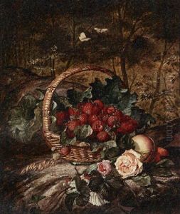 Still Life With Strawberries by Anne Sophie Petersen