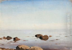 A Calm Day At The Coast by Edvard Frederik Petersen