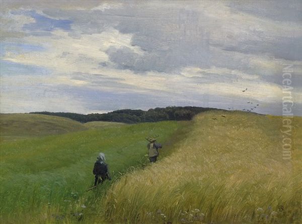 Himmel Mit Regenwolken Am Erntetag - view 1