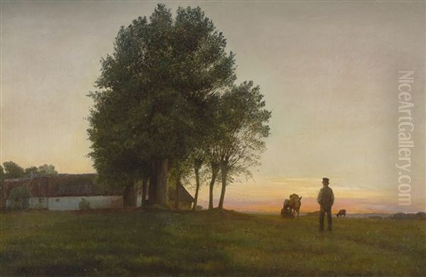Abend Bei Bondegaarden In Der Nahe Von Roskilde - view 1