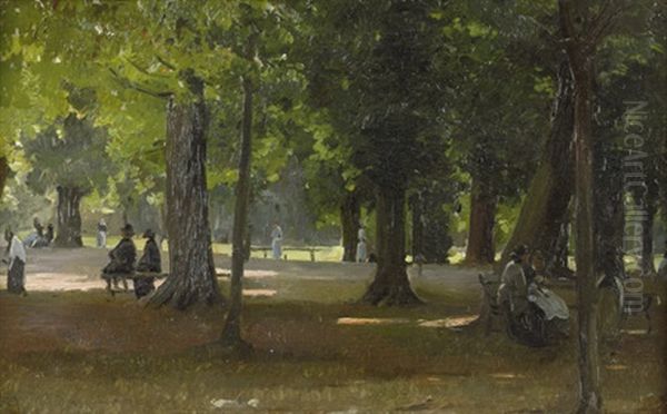Ein Nachmittag Im Sommer Im Konigsgarten In Kopenhagen (kongens Have) (after Mittag Im Sommer Im Konigsgarten In Kopenhagen (kongens Have)) - view 1