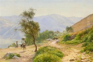 Italienische Sommerlandschaft Italienische Sommerlandschaft