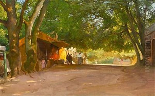 Summer Day In The Amusement Park - view 1