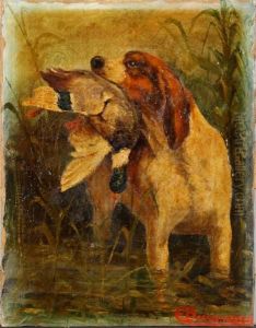 Cane Con Cacciagione by E. Boccanegra