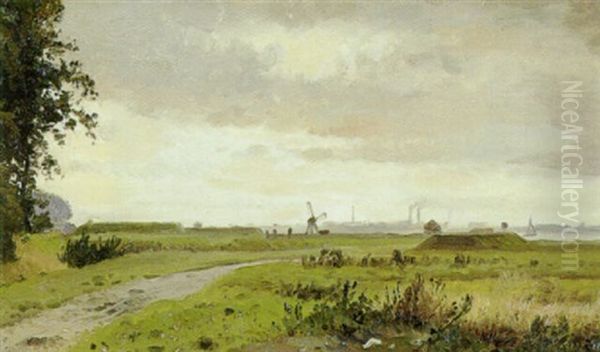 Fra Enghaven Med Den Gamle Jernbanevold - view 1