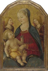 Madonna And Child by Boccati Familiare Del
