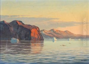 View From The Uummannaq Fjord In Greenland