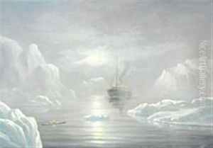Morning Atmosphere Amid Fog And Sunny Haze by Emanuel A. Petersen