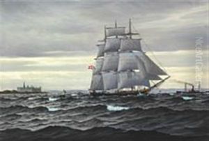 Three-master Off Kronborg Three-master Off Kronborg