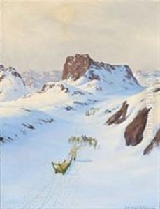 A Travel By Sledge In Greenland