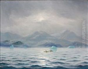 Two Kayakers In The Disco Bay